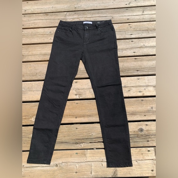 💜 Buffalo David Bitton Flora Mid-Rise Skinny Jeans – Black, Size 30 - Picture 4 of 10